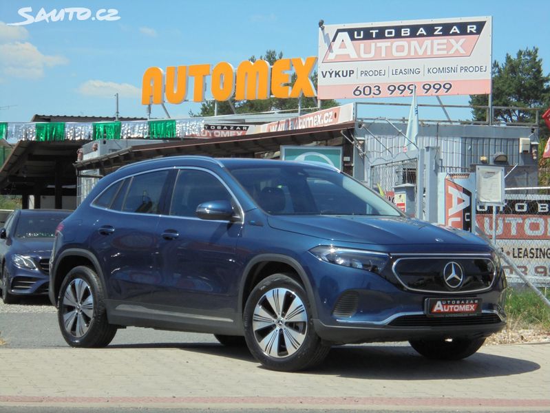 Mercedes-Benz EQA, 250- 17000 km- NAVIGACE- KŮŽE